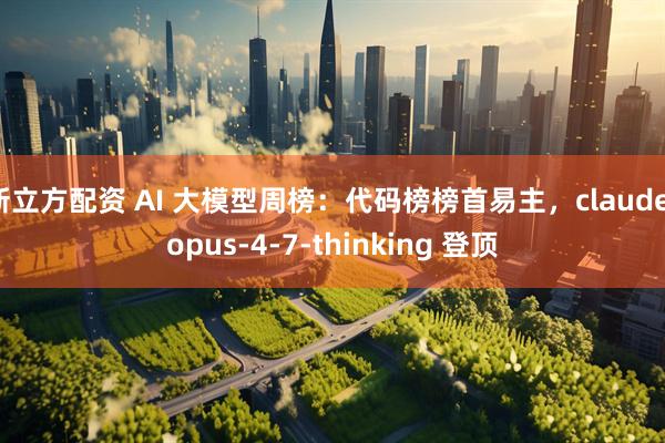 新立方配资 AI 大模型周榜：代码榜榜首易主，claude-opus-4-7-thinking 登顶